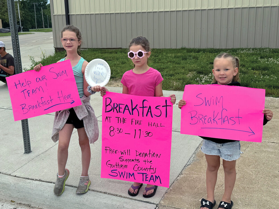 Guthrie County Swim Club holds annual breakfast fundraiser - Times Vedette