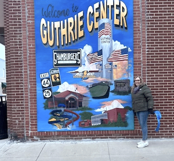 Mural ribbon cutting held in Guthrie Center - Times Vedette